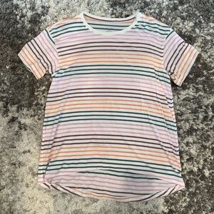 American Eagle Soft & Sexy Striped Short Sleeve Tee
